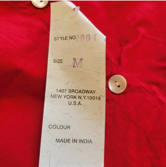 Shirt Shorts Set Embroidered Yellow Red Sz M Women Palm Tree Vacation Tropical - Picture 8 of 12